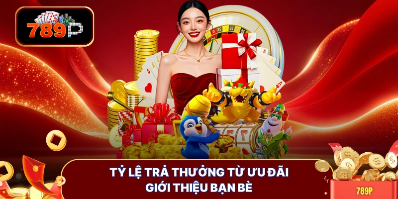 Tỷ lệ trả thưởng từ ưu đãi giới thiệu bạn bè 